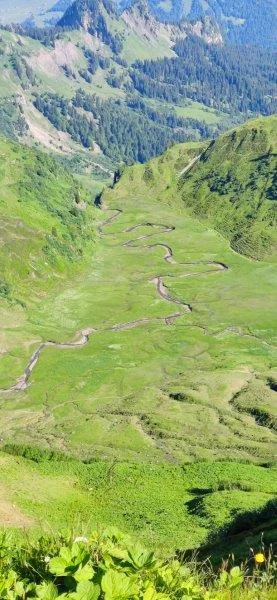 Talblick von einer erhöhten Position | © DAV Pfronten - Familiengruppe