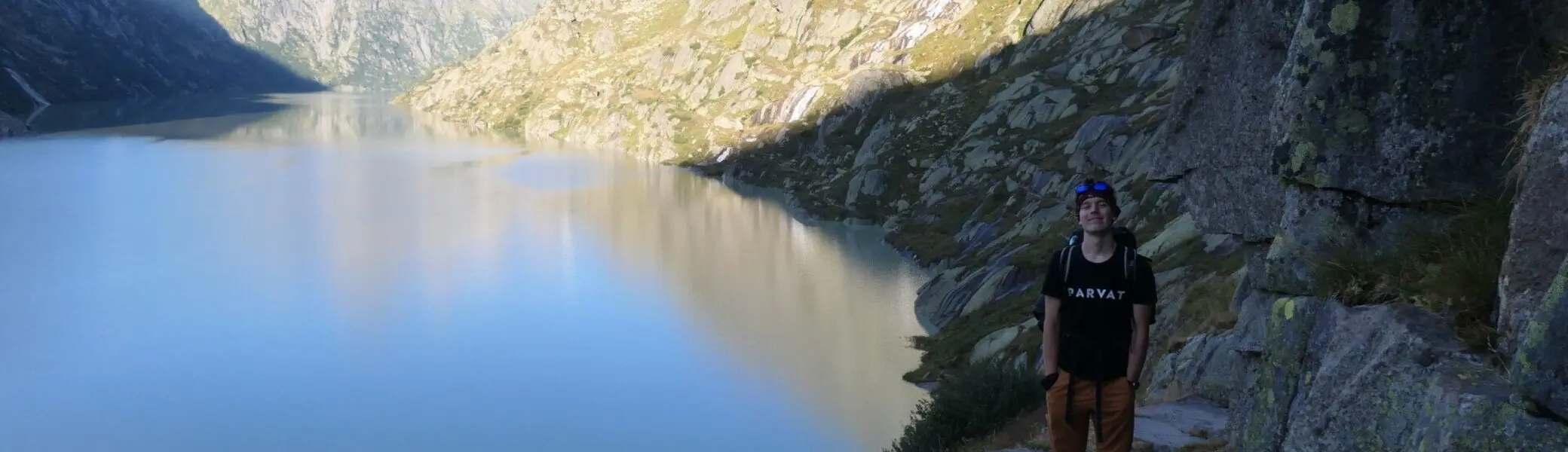 Wanderer am Bergsee | © DAV Pfronten