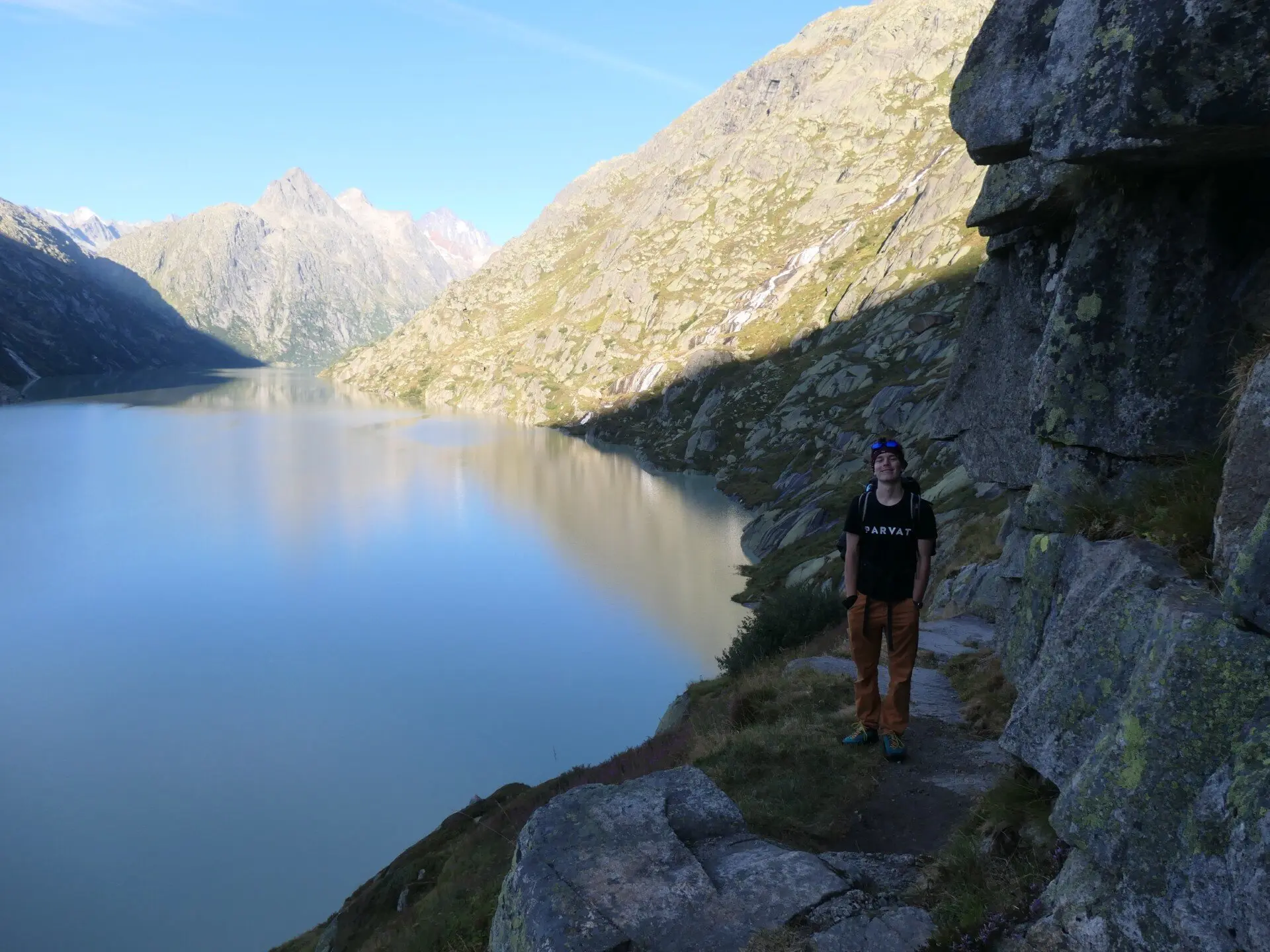 Wanderer am Bergsee | © DAV Pfronten