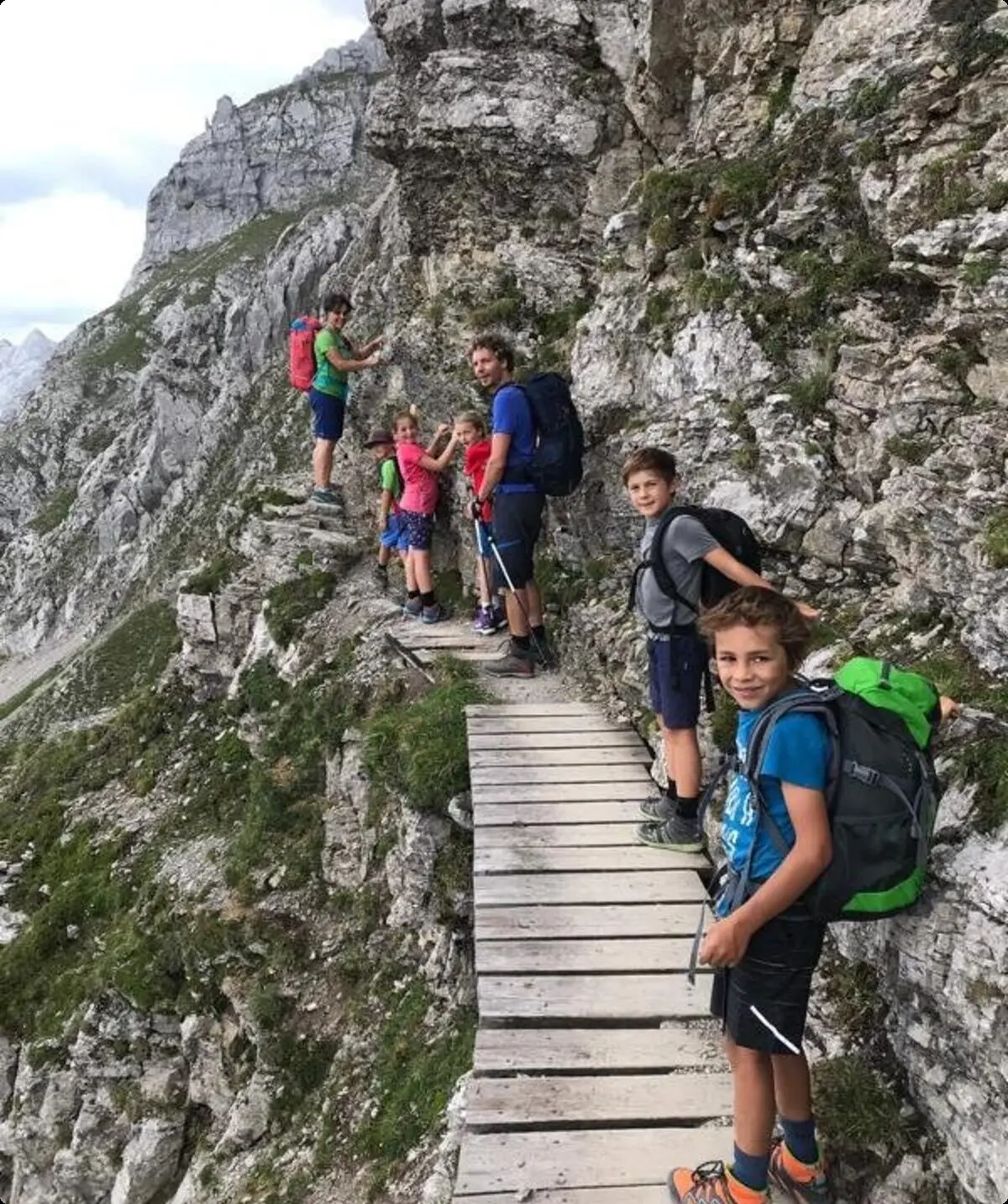 Stopselzieher Kletterstein 2019 | © DAV Pfronten: Familiengruppe